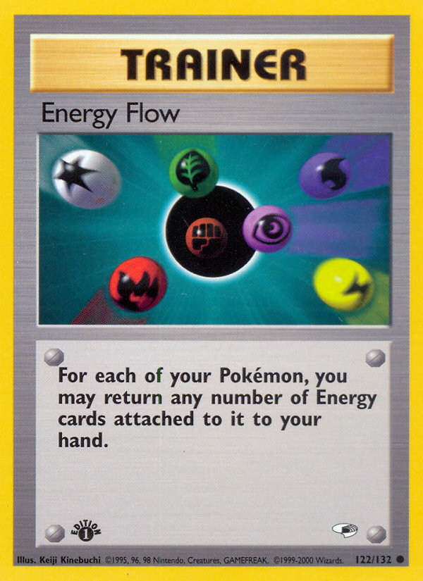 Energy Flow (122/132) [Gym Heroes 1st Edition] | Amazing Games TCG