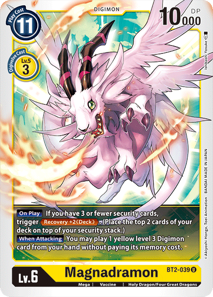 Magnadramon [BT2-039] [Release Special Booster Ver.1.0] | Amazing Games TCG