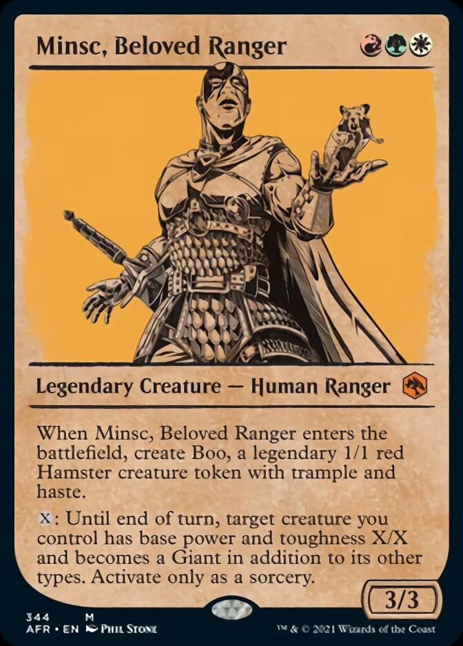 Minsc, Beloved Ranger (Showcase) [Dungeons & Dragons: Adventures in the Forgotten Realms] | Amazing Games TCG