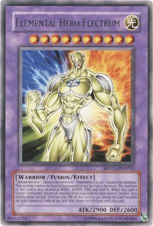 Elemental Hero Electrum (Redemption Replacement) [MDP2-EN001K] Rare | Amazing Games TCG