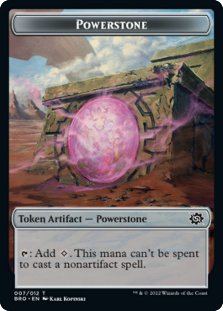 Powerstone Token [The Brothers' War Tokens] | Amazing Games TCG