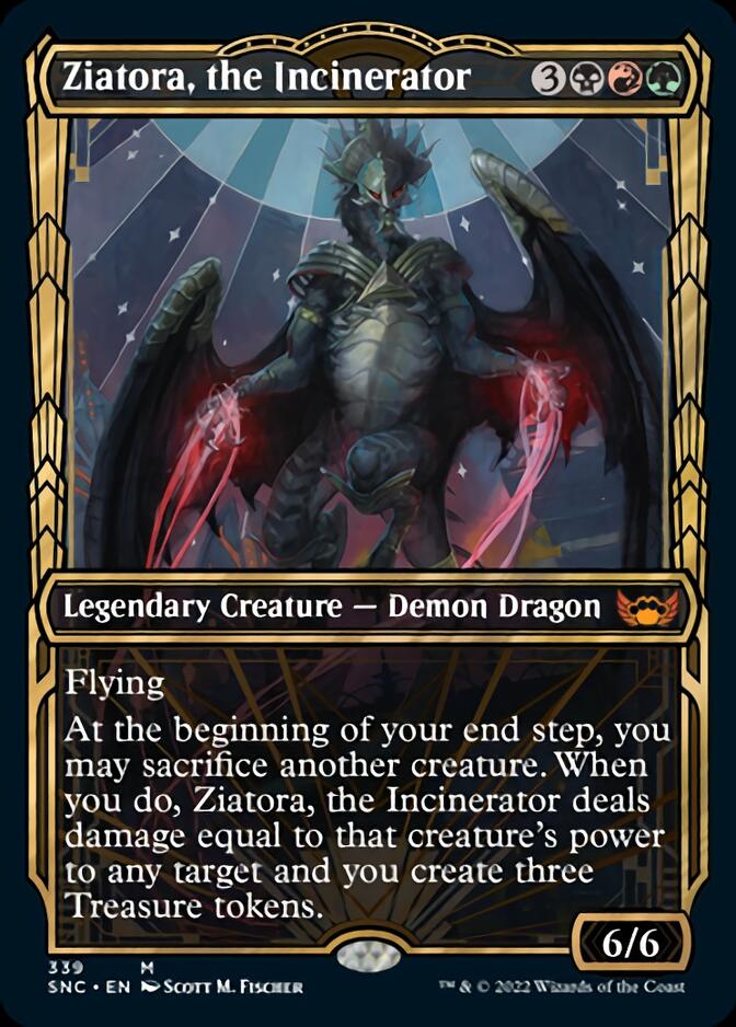 Ziatora, the Incinerator (Showcase Golden Age) [Streets of New Capenna] | Amazing Games TCG