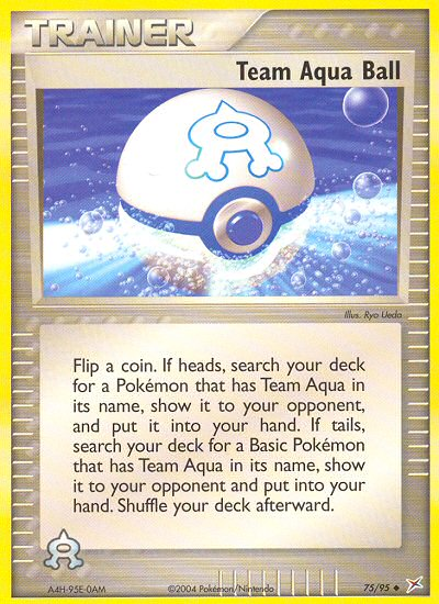 Team Aqua Ball (75/95) [EX: Team Magma vs Team Aqua] | Amazing Games TCG