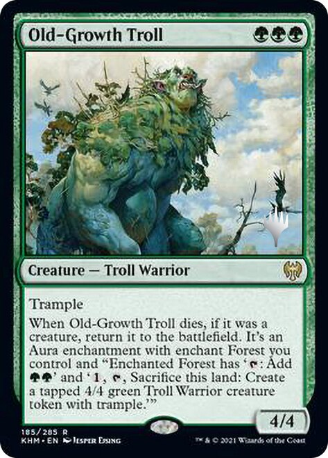 Old-Growth Troll [Kaldheim Promo Pack] | Amazing Games TCG