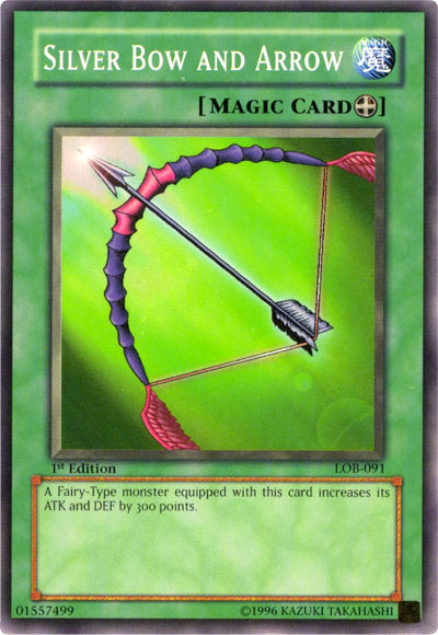 Silver Bow and Arrow [LOB-091] Common | Amazing Games TCG