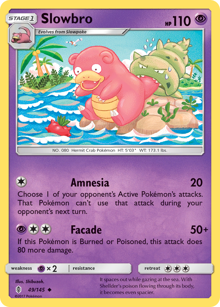 Slowbro (49/145) [Sun & Moon: Guardians Rising] | Amazing Games TCG