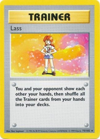 Lass (75/102) [Base Set Shadowless Unlimited] | Amazing Games TCG