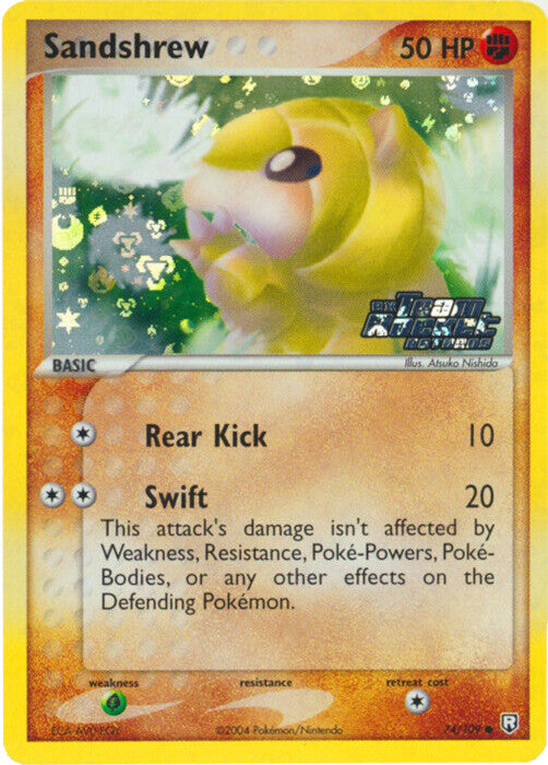 Sandshrew (74/109) (Stamped) [EX: Team Rocket Returns] | Amazing Games TCG