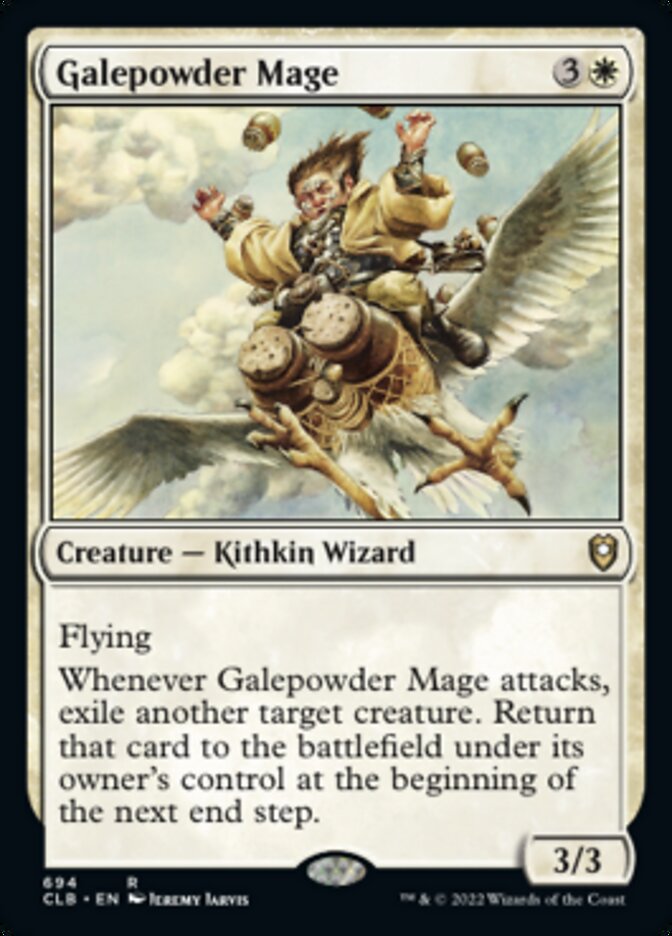 Galepowder Mage [Commander Legends: Battle for Baldur's Gate] | Amazing Games TCG