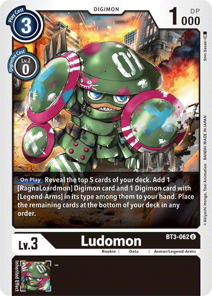 Ludomon [BT3-062] [Release Special Booster Ver.1.5] | Amazing Games TCG