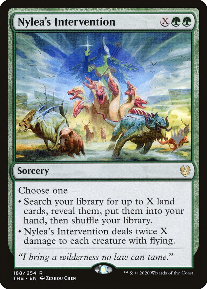 Nylea's Intervention (Promo Pack) [Theros Beyond Death Promos] | Amazing Games TCG