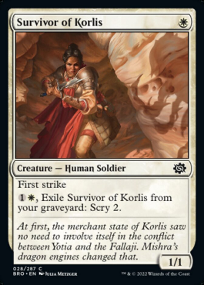 Survivor of Korlis [The Brothers' War] | Amazing Games TCG