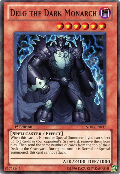 Delg the Dark Monarch [STBL-EN037] Super Rare | Amazing Games TCG