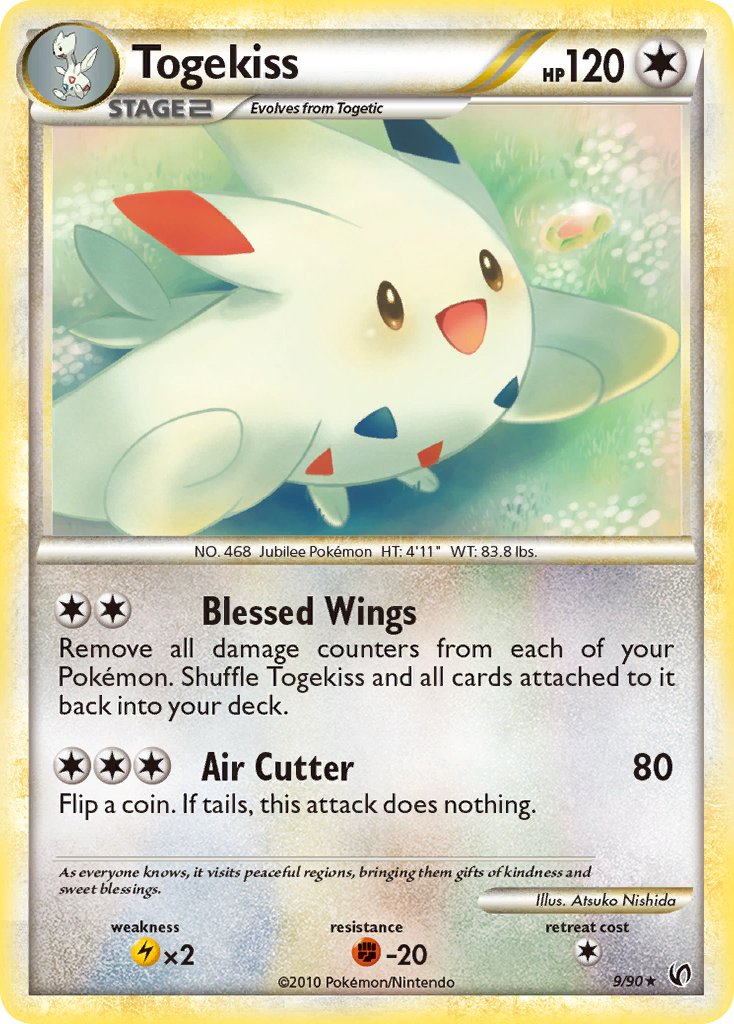 Togekiss (9/90) (Theme Deck Exclusive) [HeartGold & SoulSilver: Undaunted] | Amazing Games TCG