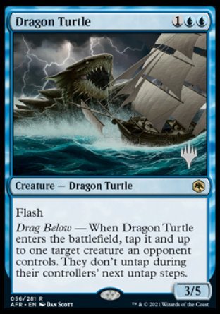 Dragon Turtle (Promo Pack) [Dungeons & Dragons: Adventures in the Forgotten Realms Promos] | Amazing Games TCG