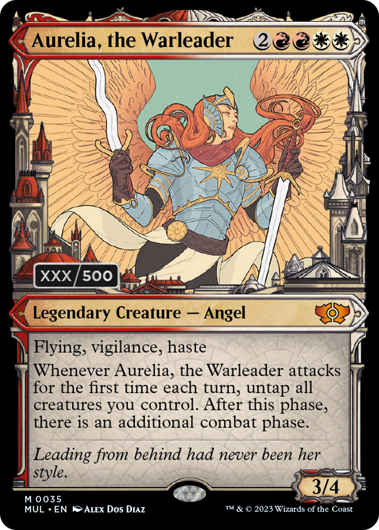 Aurelia, the Warleader (Serialized) [Multiverse Legends] | Amazing Games TCG