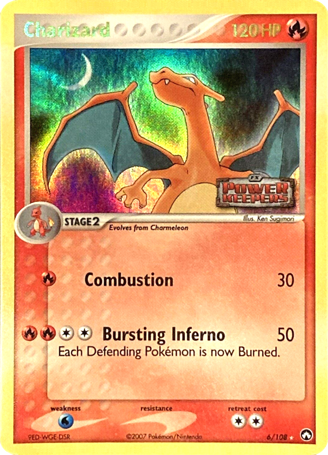Charizard (6/108) (Stamped) [EX: Power Keepers] | Amazing Games TCG