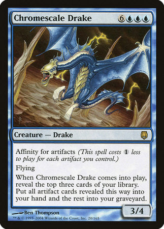 Chromescale Drake [Darksteel] | Amazing Games TCG