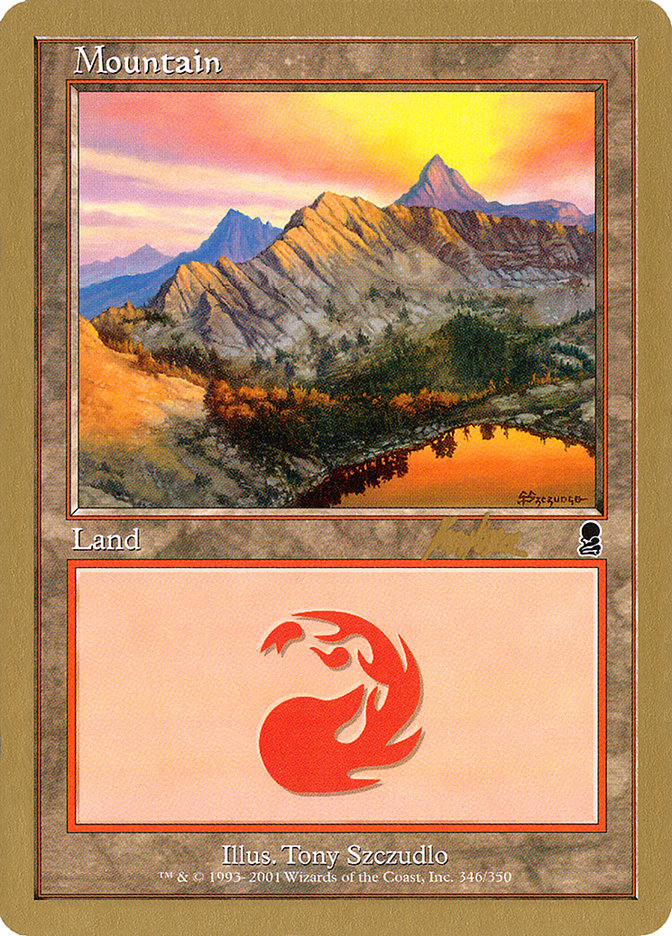 Mountain (bk346) (Brian Kibler) [World Championship Decks 2002] | Amazing Games TCG