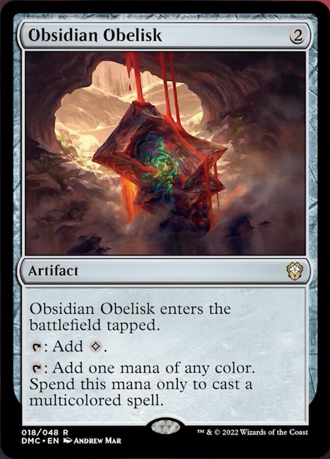 Obsidian Obelisk [Dominaria United Commander] | Amazing Games TCG