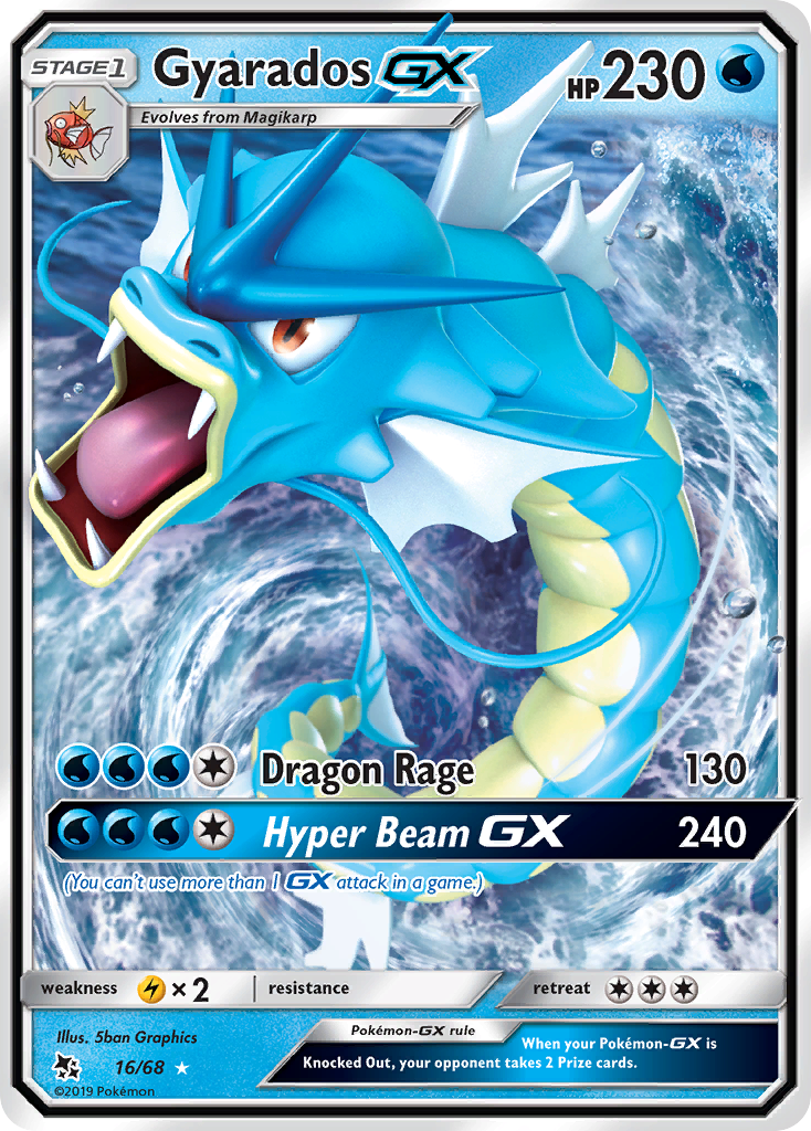 Gyarados GX (16/68) [Sun & Moon: Hidden Fates] | Amazing Games TCG