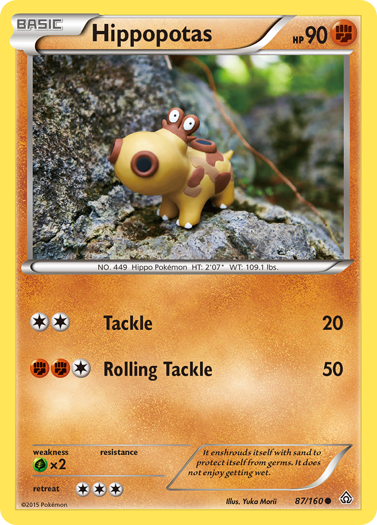 Hippopotas (87/160) [XY: Primal Clash] | Amazing Games TCG