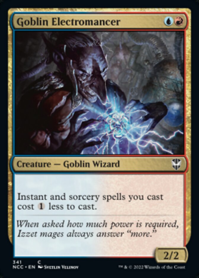Goblin Electromancer [Streets of New Capenna Commander] | Amazing Games TCG