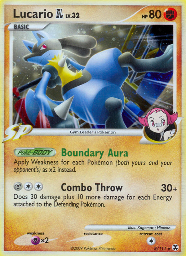 Lucario GL (8/111) [Platinum: Rising Rivals] | Amazing Games TCG