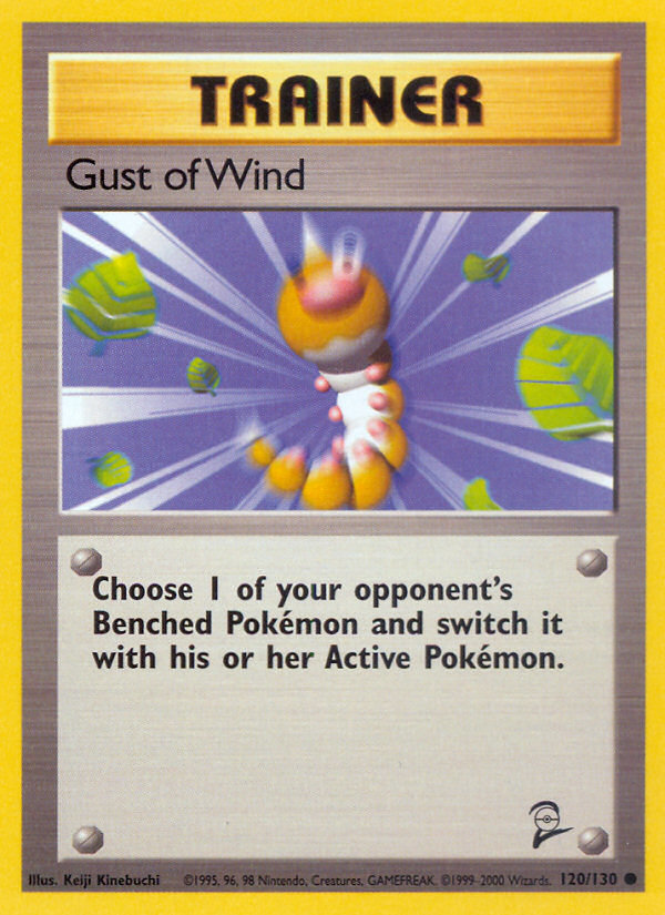 Gust of Wind (120/130) [Base Set 2] | Amazing Games TCG