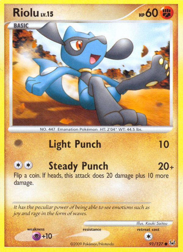 Riolu (91/127) [Platinum: Base Set] | Amazing Games TCG