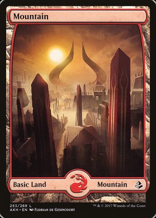 Mountain (253) - Full Art [Amonkhet] | Amazing Games TCG