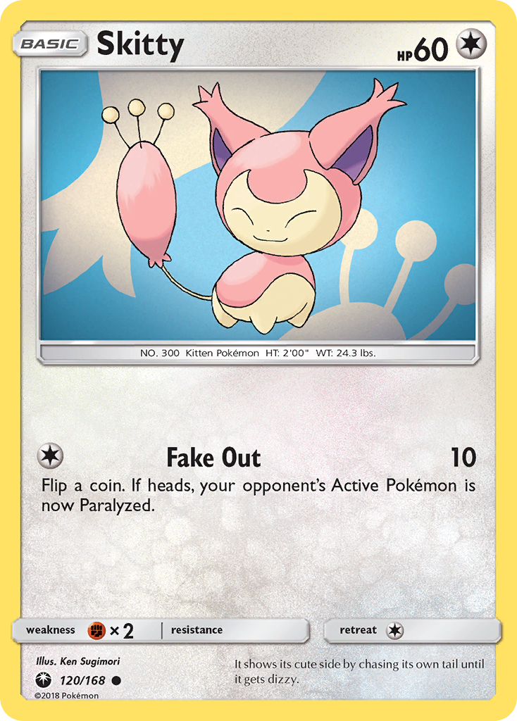 Skitty (120/168) [Sun & Moon: Celestial Storm] | Amazing Games TCG