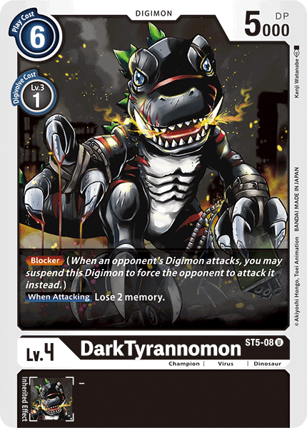 DarkTyrannomon [ST5-08] [Starter Deck: Machine Black] | Amazing Games TCG