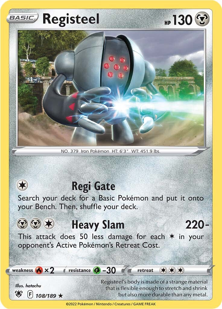 Registeel (108/189) [Sword & Shield: Astral Radiance] | Amazing Games TCG