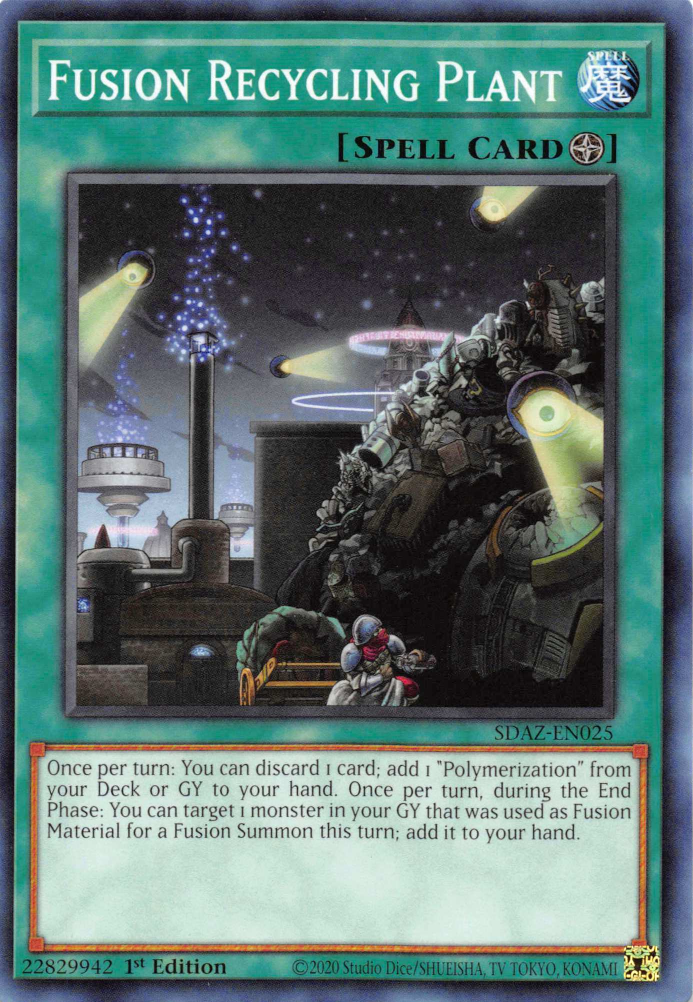 Fusion Recycling Plant [SDAZ-EN025] Common | Amazing Games TCG