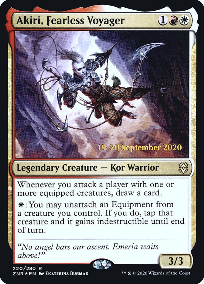 Akiri, Fearless Voyager  [Zendikar Rising Prerelease Promos] | Amazing Games TCG