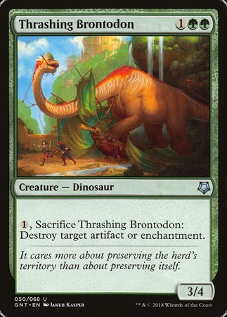 Thrashing Brontodon [Game Night] | Amazing Games TCG