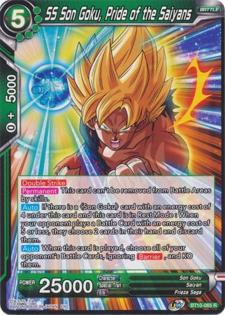 SS Son Goku, Pride of the Saiyans (BT10-065) [Rise of the Unison Warrior] | Amazing Games TCG