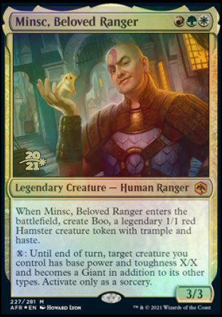 Minsc, Beloved Ranger [Dungeons & Dragons: Adventures in the Forgotten Realms Prerelease Promos] | Amazing Games TCG