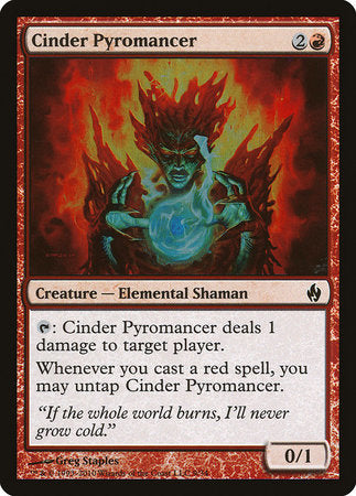 Cinder Pyromancer [Premium Deck Series: Fire and Lightning] | Amazing Games TCG