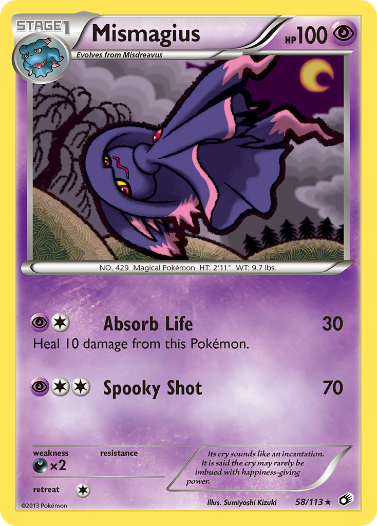 Mismagius (58/113) [Black & White: Legendary Treasures] | Amazing Games TCG