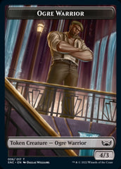 Ogre Warrior // Copy Double-sided Token [Streets of New Capenna Tokens] | Amazing Games TCG