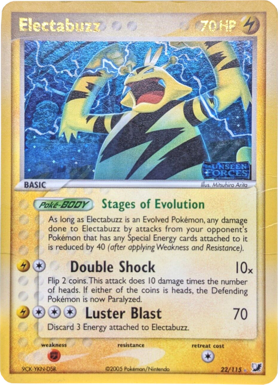 Electabuzz (22/115) (Stamped) [EX: Unseen Forces] | Amazing Games TCG