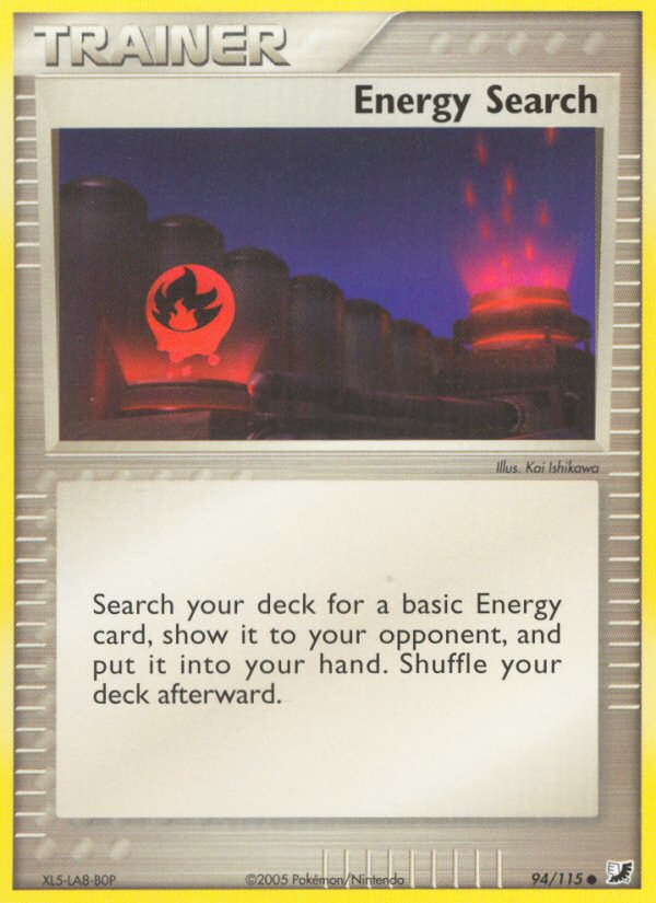 Energy Search (94/115) [EX: Unseen Forces] | Amazing Games TCG