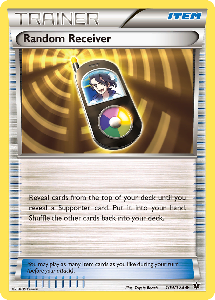 Random Receiver (109/124) [XY: Fates Collide] | Amazing Games TCG