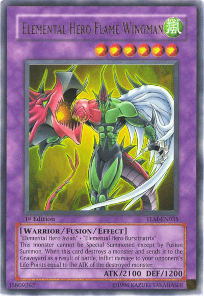 Elemental Hero Flame Wingman [TLM-EN035] Ultra Rare | Amazing Games TCG