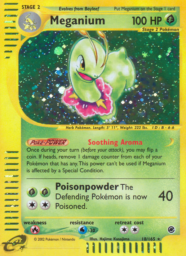 Meganium (18/165) [Expedition: Base Set] | Amazing Games TCG