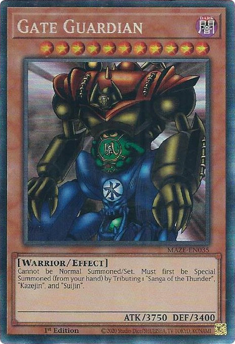 Gate Guardian [MAZE-EN035] Collector's Rare | Amazing Games TCG