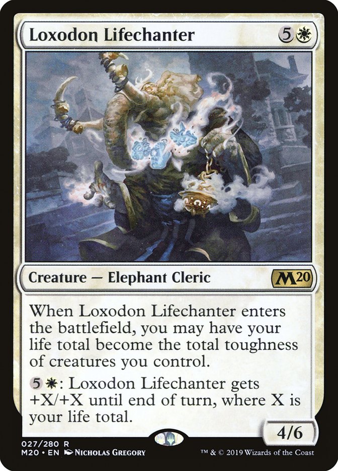 Loxodon Lifechanter [Core Set 2020] | Amazing Games TCG