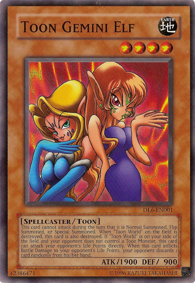 Toon Gemini Elf [DL6-EN001] Super Rare | Amazing Games TCG